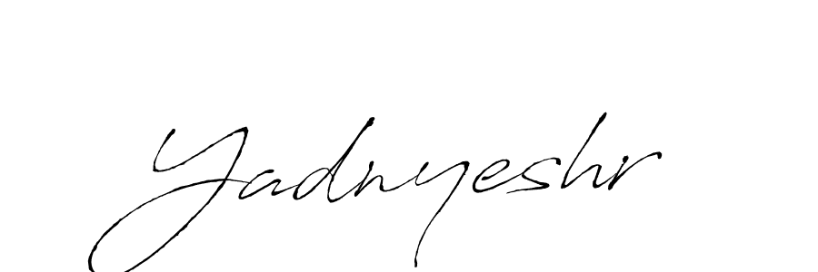 Yadnyeshr stylish signature style. Best Handwritten Sign (Antro_Vectra) for my name. Handwritten Signature Collection Ideas for my name Yadnyeshr. Yadnyeshr signature style 6 images and pictures png