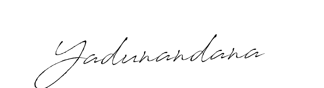 Make a beautiful signature design for name Yadunandana. Use this online signature maker to create a handwritten signature for free. Yadunandana signature style 6 images and pictures png