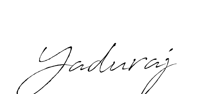 Use a signature maker to create a handwritten signature online. With this signature software, you can design (Antro_Vectra) your own signature for name Yaduraj. Yaduraj signature style 6 images and pictures png