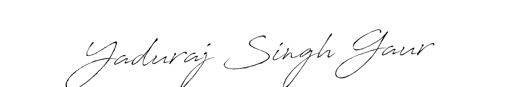 Yaduraj Singh Gaur stylish signature style. Best Handwritten Sign (Antro_Vectra) for my name. Handwritten Signature Collection Ideas for my name Yaduraj Singh Gaur. Yaduraj Singh Gaur signature style 6 images and pictures png