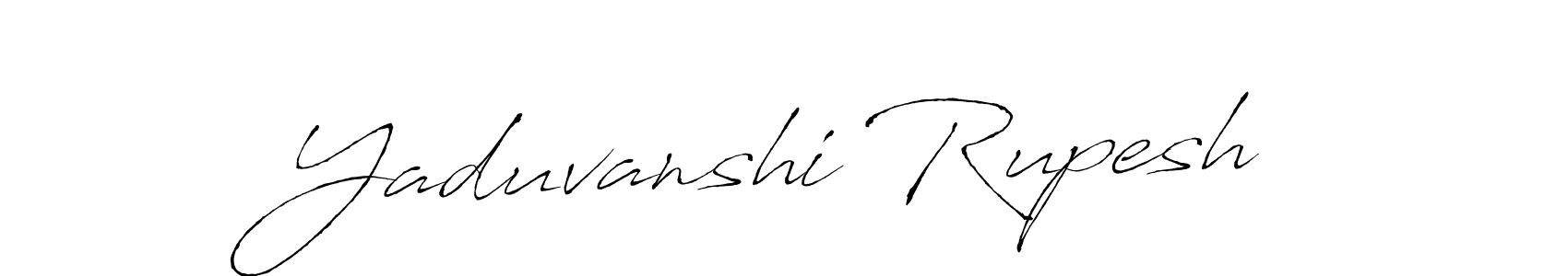 How to make Yaduvanshi Rupesh name signature. Use Antro_Vectra style for creating short signs online. This is the latest handwritten sign. Yaduvanshi Rupesh signature style 6 images and pictures png