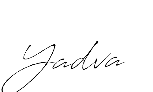 Yadva stylish signature style. Best Handwritten Sign (Antro_Vectra) for my name. Handwritten Signature Collection Ideas for my name Yadva. Yadva signature style 6 images and pictures png