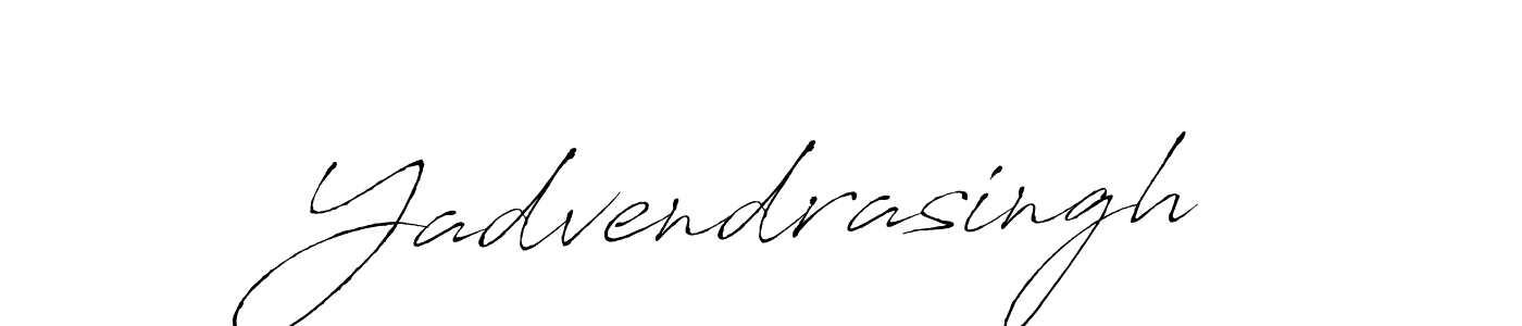 Design your own signature with our free online signature maker. With this signature software, you can create a handwritten (Antro_Vectra) signature for name Yadvendrasingh. Yadvendrasingh signature style 6 images and pictures png