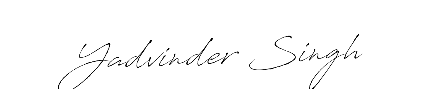 How to make Yadvinder Singh signature? Antro_Vectra is a professional autograph style. Create handwritten signature for Yadvinder Singh name. Yadvinder Singh signature style 6 images and pictures png