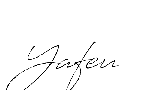 Use a signature maker to create a handwritten signature online. With this signature software, you can design (Antro_Vectra) your own signature for name Yafeu. Yafeu signature style 6 images and pictures png