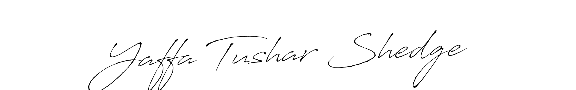 How to make Yaffa Tushar Shedge signature? Antro_Vectra is a professional autograph style. Create handwritten signature for Yaffa Tushar Shedge name. Yaffa Tushar Shedge signature style 6 images and pictures png