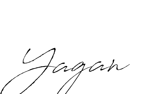 Make a beautiful signature design for name Yagan. With this signature (Antro_Vectra) style, you can create a handwritten signature for free. Yagan signature style 6 images and pictures png