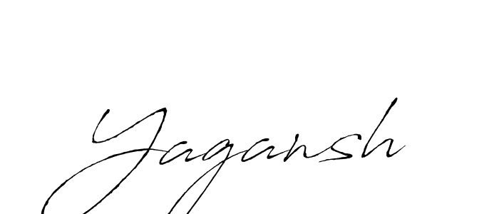 Yagansh stylish signature style. Best Handwritten Sign (Antro_Vectra) for my name. Handwritten Signature Collection Ideas for my name Yagansh. Yagansh signature style 6 images and pictures png