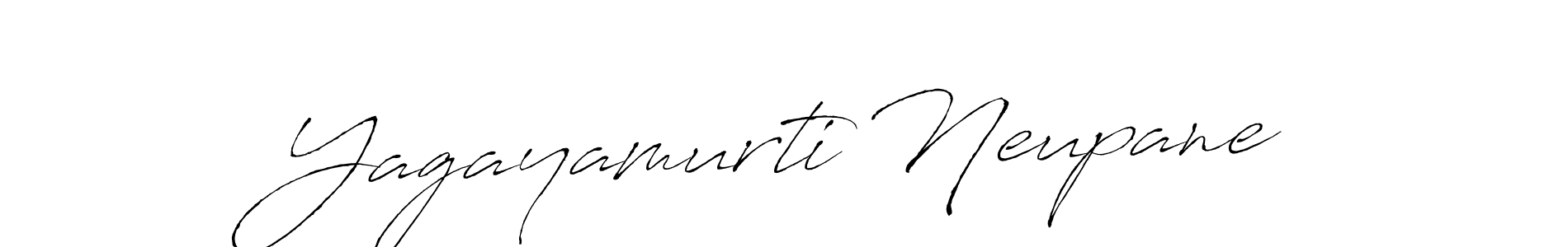 Design your own signature with our free online signature maker. With this signature software, you can create a handwritten (Antro_Vectra) signature for name Yagayamurti Neupane. Yagayamurti Neupane signature style 6 images and pictures png