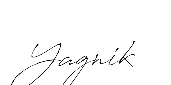 Also we have Yagnik name is the best signature style. Create professional handwritten signature collection using Antro_Vectra autograph style. Yagnik signature style 6 images and pictures png