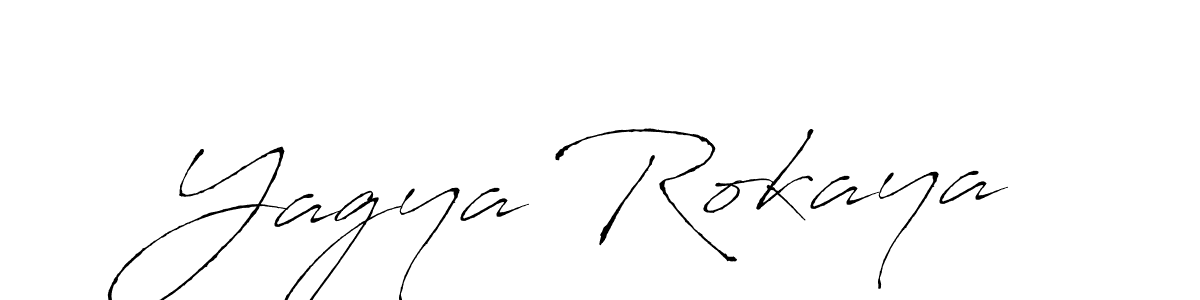 Make a beautiful signature design for name Yagya Rokaya. With this signature (Antro_Vectra) style, you can create a handwritten signature for free. Yagya Rokaya signature style 6 images and pictures png