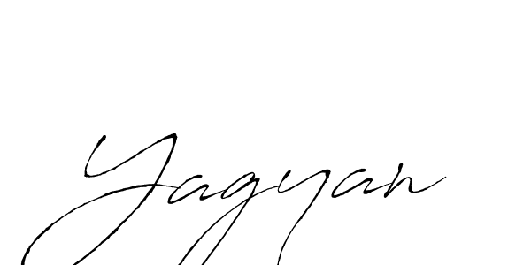 Design your own signature with our free online signature maker. With this signature software, you can create a handwritten (Antro_Vectra) signature for name Yagyan. Yagyan signature style 6 images and pictures png