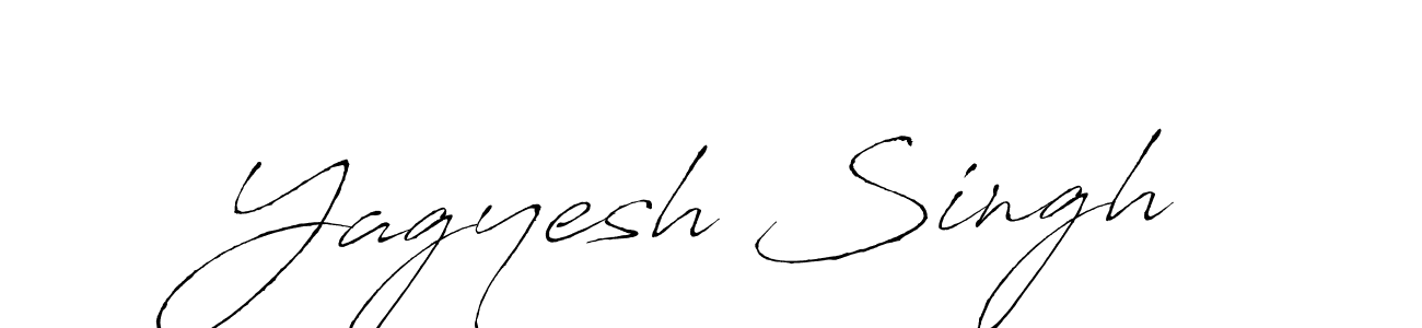 Create a beautiful signature design for name Yagyesh Singh. With this signature (Antro_Vectra) fonts, you can make a handwritten signature for free. Yagyesh Singh signature style 6 images and pictures png