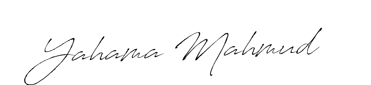 Yahama Mahmud stylish signature style. Best Handwritten Sign (Antro_Vectra) for my name. Handwritten Signature Collection Ideas for my name Yahama Mahmud. Yahama Mahmud signature style 6 images and pictures png