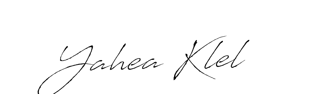 Create a beautiful signature design for name Yahea Klel. With this signature (Antro_Vectra) fonts, you can make a handwritten signature for free. Yahea Klel signature style 6 images and pictures png