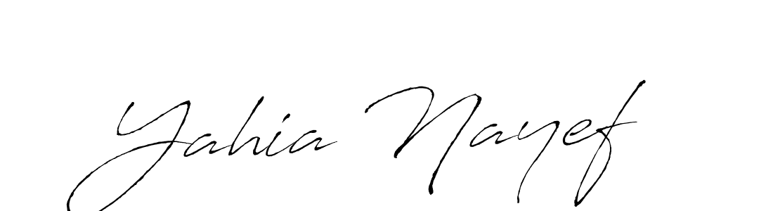 Antro_Vectra is a professional signature style that is perfect for those who want to add a touch of class to their signature. It is also a great choice for those who want to make their signature more unique. Get Yahia Nayef name to fancy signature for free. Yahia Nayef signature style 6 images and pictures png