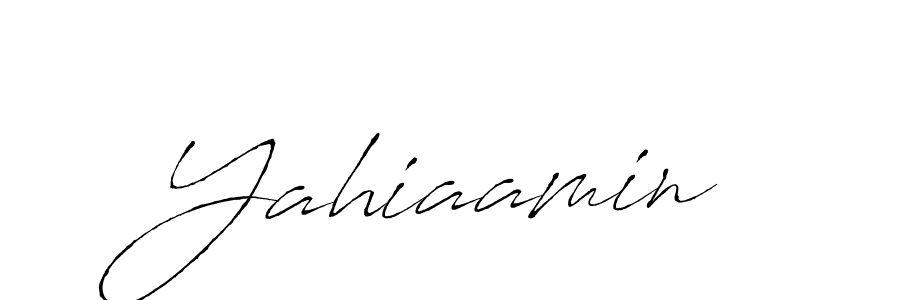 How to make Yahiaamin signature? Antro_Vectra is a professional autograph style. Create handwritten signature for Yahiaamin name. Yahiaamin signature style 6 images and pictures png