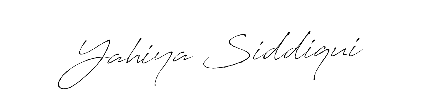 You should practise on your own different ways (Antro_Vectra) to write your name (Yahiya Siddiqui) in signature. don't let someone else do it for you. Yahiya Siddiqui signature style 6 images and pictures png