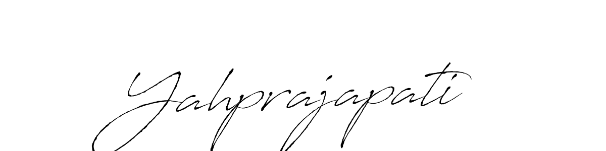 How to make Yahprajapati name signature. Use Antro_Vectra style for creating short signs online. This is the latest handwritten sign. Yahprajapati signature style 6 images and pictures png