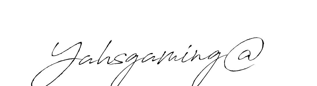How to make Yahsgaming@ name signature. Use Antro_Vectra style for creating short signs online. This is the latest handwritten sign. Yahsgaming@ signature style 6 images and pictures png