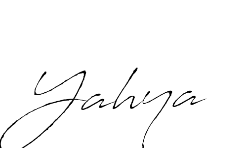 Yahya stylish signature style. Best Handwritten Sign (Antro_Vectra) for my name. Handwritten Signature Collection Ideas for my name Yahya. Yahya signature style 6 images and pictures png