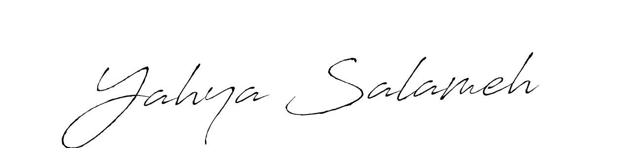 You should practise on your own different ways (Antro_Vectra) to write your name (Yahya Salameh) in signature. don't let someone else do it for you. Yahya Salameh signature style 6 images and pictures png