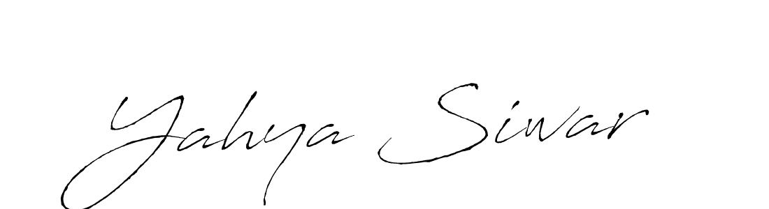 Make a beautiful signature design for name Yahya Siwar. Use this online signature maker to create a handwritten signature for free. Yahya Siwar signature style 6 images and pictures png