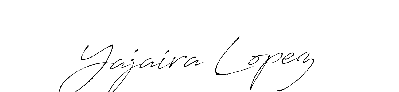 Yajaira Lopez stylish signature style. Best Handwritten Sign (Antro_Vectra) for my name. Handwritten Signature Collection Ideas for my name Yajaira Lopez. Yajaira Lopez signature style 6 images and pictures png