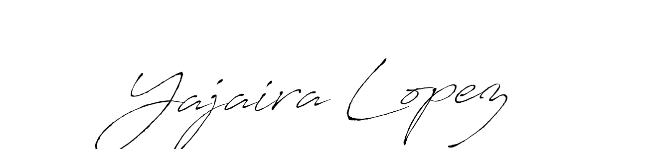 Design your own signature with our free online signature maker. With this signature software, you can create a handwritten (Antro_Vectra) signature for name Yajaira Lopez. Yajaira Lopez signature style 6 images and pictures png