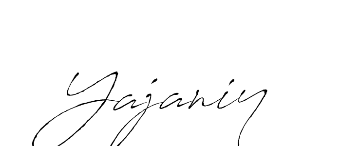 Make a beautiful signature design for name Yajaniy. With this signature (Antro_Vectra) style, you can create a handwritten signature for free. Yajaniy signature style 6 images and pictures png