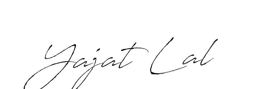 Yajat Lal stylish signature style. Best Handwritten Sign (Antro_Vectra) for my name. Handwritten Signature Collection Ideas for my name Yajat Lal. Yajat Lal signature style 6 images and pictures png