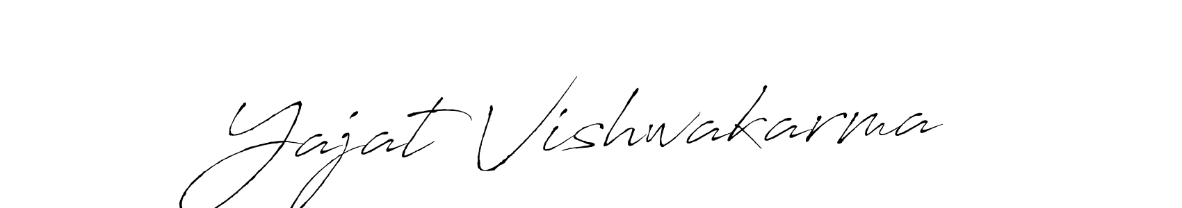 Yajat Vishwakarma stylish signature style. Best Handwritten Sign (Antro_Vectra) for my name. Handwritten Signature Collection Ideas for my name Yajat Vishwakarma. Yajat Vishwakarma signature style 6 images and pictures png