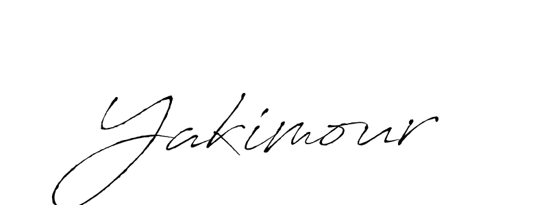 How to make Yakimour signature? Antro_Vectra is a professional autograph style. Create handwritten signature for Yakimour name. Yakimour signature style 6 images and pictures png