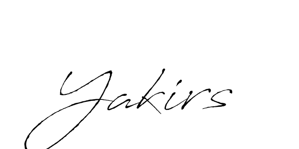 Also we have Yakirs name is the best signature style. Create professional handwritten signature collection using Antro_Vectra autograph style. Yakirs signature style 6 images and pictures png