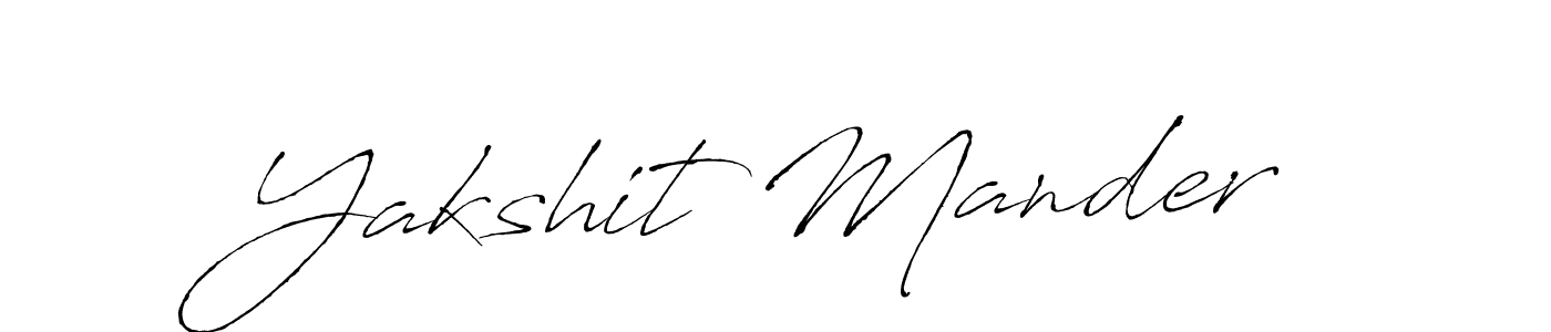 Also You can easily find your signature by using the search form. We will create Yakshit Mander name handwritten signature images for you free of cost using Antro_Vectra sign style. Yakshit Mander signature style 6 images and pictures png