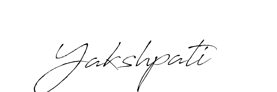 Make a beautiful signature design for name Yakshpati. With this signature (Antro_Vectra) style, you can create a handwritten signature for free. Yakshpati signature style 6 images and pictures png