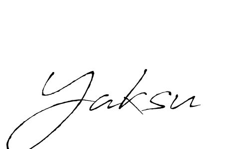 Create a beautiful signature design for name Yaksu. With this signature (Antro_Vectra) fonts, you can make a handwritten signature for free. Yaksu signature style 6 images and pictures png