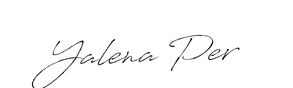 Create a beautiful signature design for name Yalena Per. With this signature (Antro_Vectra) fonts, you can make a handwritten signature for free. Yalena Per signature style 6 images and pictures png