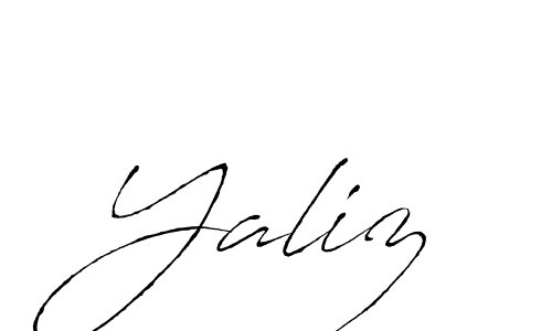 Similarly Antro_Vectra is the best handwritten signature design. Signature creator online .You can use it as an online autograph creator for name Yaliz. Yaliz signature style 6 images and pictures png