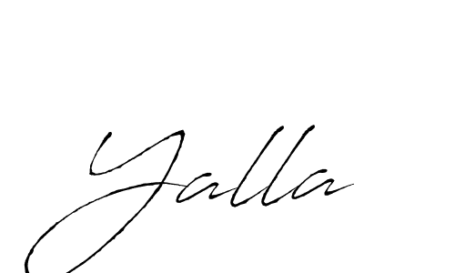 Also You can easily find your signature by using the search form. We will create Yalla name handwritten signature images for you free of cost using Antro_Vectra sign style. Yalla signature style 6 images and pictures png