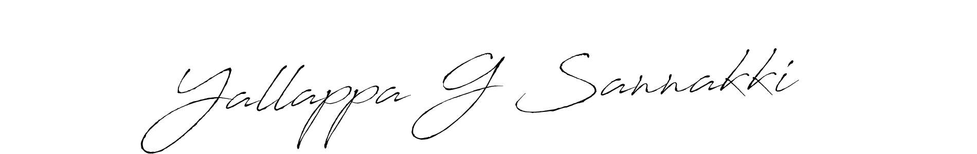 Also we have Yallappa G Sannakki name is the best signature style. Create professional handwritten signature collection using Antro_Vectra autograph style. Yallappa G Sannakki signature style 6 images and pictures png