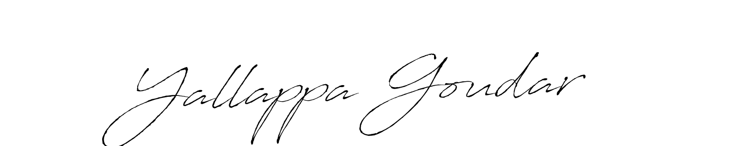 Create a beautiful signature design for name Yallappa Goudar. With this signature (Antro_Vectra) fonts, you can make a handwritten signature for free. Yallappa Goudar signature style 6 images and pictures png