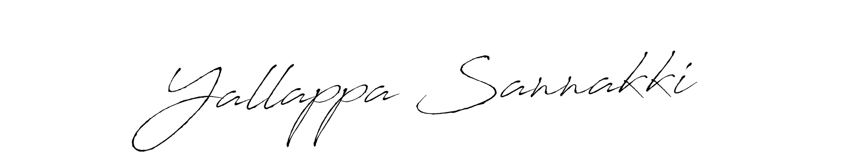 Yallappa Sannakki stylish signature style. Best Handwritten Sign (Antro_Vectra) for my name. Handwritten Signature Collection Ideas for my name Yallappa Sannakki. Yallappa Sannakki signature style 6 images and pictures png