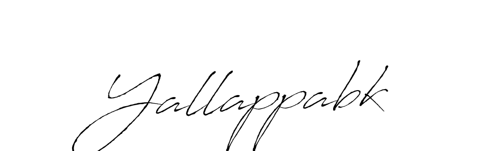 Design your own signature with our free online signature maker. With this signature software, you can create a handwritten (Antro_Vectra) signature for name Yallappabk. Yallappabk signature style 6 images and pictures png