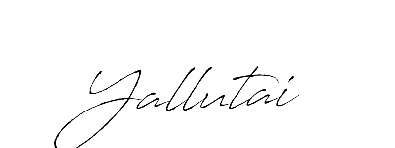 Make a beautiful signature design for name Yallutai. With this signature (Antro_Vectra) style, you can create a handwritten signature for free. Yallutai signature style 6 images and pictures png