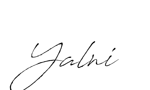 Create a beautiful signature design for name Yalni. With this signature (Antro_Vectra) fonts, you can make a handwritten signature for free. Yalni signature style 6 images and pictures png