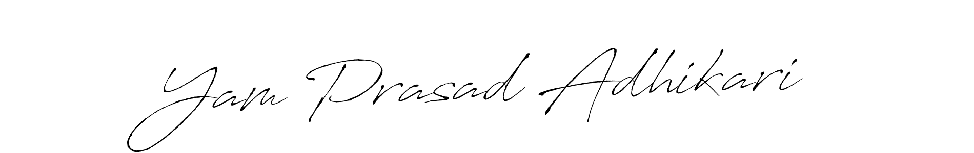 You can use this online signature creator to create a handwritten signature for the name Yam Prasad Adhikari. This is the best online autograph maker. Yam Prasad Adhikari signature style 6 images and pictures png