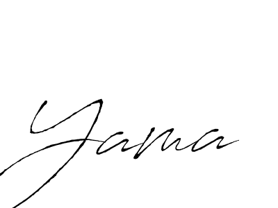 Yama stylish signature style. Best Handwritten Sign (Antro_Vectra) for my name. Handwritten Signature Collection Ideas for my name Yama. Yama signature style 6 images and pictures png