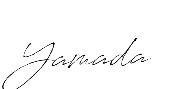 How to make Yamada signature? Antro_Vectra is a professional autograph style. Create handwritten signature for Yamada name. Yamada signature style 6 images and pictures png