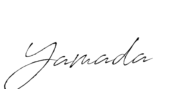 Make a beautiful signature design for name Yamada. With this signature (Antro_Vectra) style, you can create a handwritten signature for free. Yamada signature style 6 images and pictures png